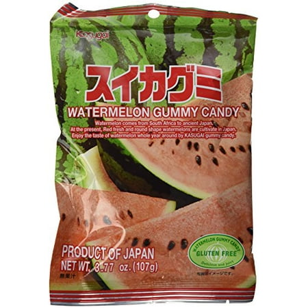 Japanese Gummy Candy from Kasugai - Watermelon - (Best Japanese Candy Subscription)