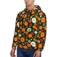 thumbnail image 3 of Goofa Harvest Pumpkins for Men's Hooded Sweatshirt - Lightweight Pullover Hoodie with Kangaroo Pocket, Perfect for Everyday Wear-4X-Large, 3 of 7