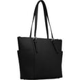 thumbnail image 5 of MICHAEL Jet Set East West Top Zip Large Tote Black/Silver, 5 of 5