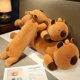 thumbnail image 2 of Huiyun New 80-120cm Lying Capybara Plush Toys Lovely Soft Long Capibara Sleeping Pillow Cushion Dolls Bedroom Birthday Women Gift, 2 of 4