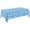 Sky Blue, variant on BinKFF Christmas Snowflake Plastic Tablecloth Decorations, Snowflake Christmas Disposable Table Cover for Winter Christmas Holiday New Year Party Supplies Decorations, 51 x 86 Inch