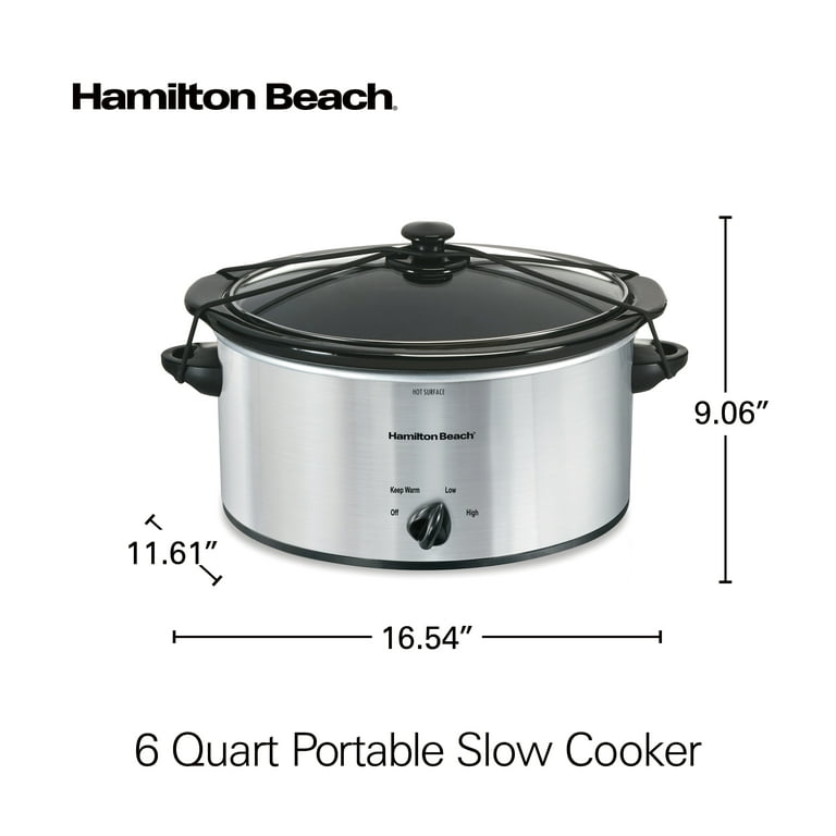Portable 1.5 Quart Slow Cooker (white) - Model 33116Y