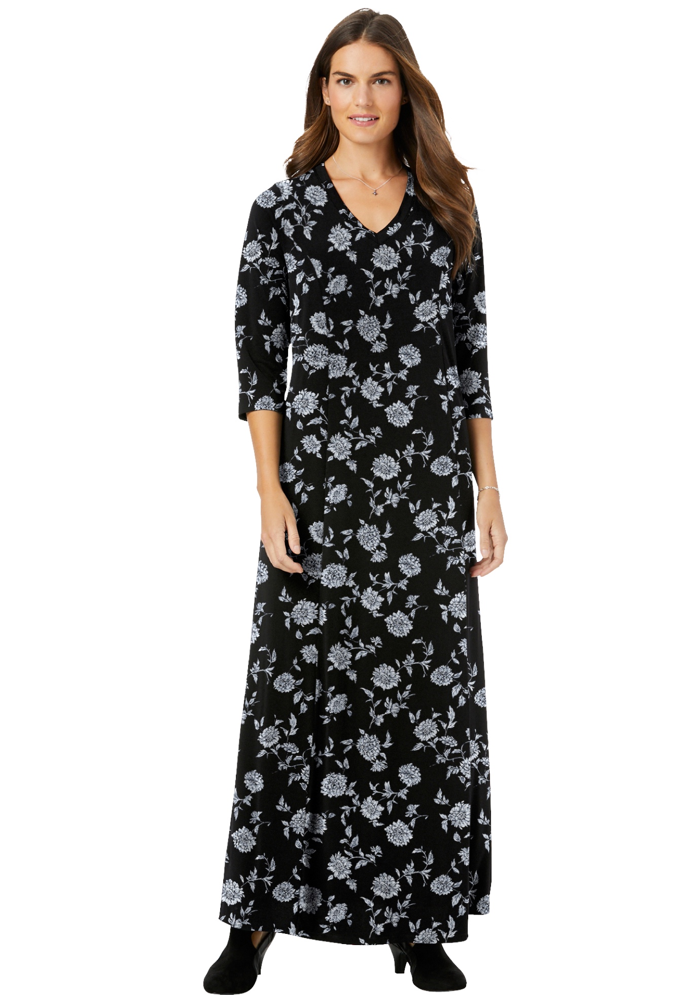 walmart women's plus size maxi dresses
