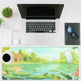 thumbnail image 2 of Cute Frogs in The Water Gaming Mouse Pad,Large Non-Slip Thick Stitched Edge Mouse Mat for Home Office Gaming Keyboard Desk Pad (35.4 x 15.7 Inches), 2 of 6