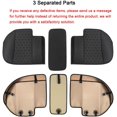 thumbnail image 4 of Faux Leather Front Car Seat Cover Individual Pack Bottom Seat Cushion Cover Non-Slip Universal Fit for Most Cars SUV Truck, 4 of 13
