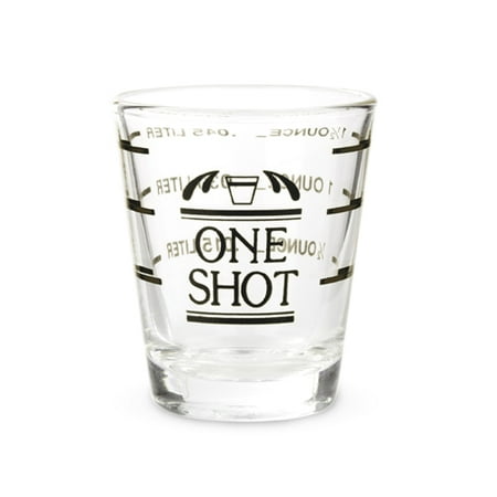 True Bisque Glass - TRUE Bullseye: Measured Shot Glass