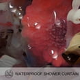 thumbnail image 3 of Shivering Waterproof Bathroom Curtain Set with Hooks, Printed Shower Curtains for Bathroom Decoration, 3 of 6