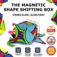 thumbnail image 2 of Caja de cambios con forma de Shashibo de Fidget Toy con 36 imanes, vitrales, 2 of 8