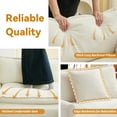 thumbnail image 4 of 41.3" Modular Sectional Sofa, Modern Comfy Cloud Couch Sectional Sofa, Chenille Sofa Sleeper Deep Seat Sofa with Throw Pillows for Living Room, Single Seat Sofa Couch, Beige, 4 of 9
