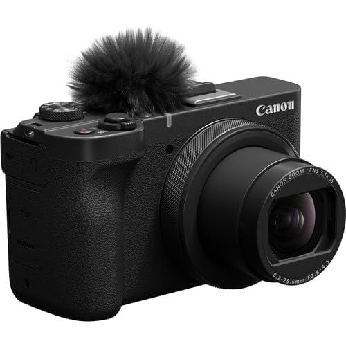 【美品】Canon PowerShot V1 本体 (SD,3脚付) Canon PowerShot V1 Digital Camera Bundle + 64GB Extreme PRO Memory