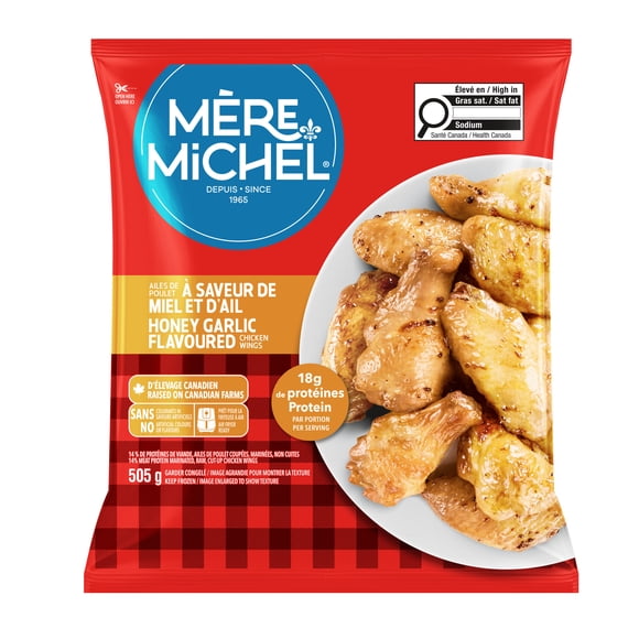 Mere Michel Honey Garlic Chicken Wings, 505 g