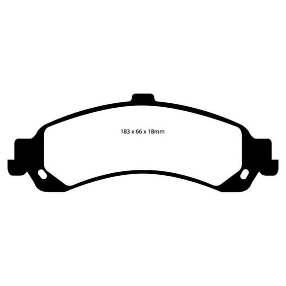 EBC 02 Cadillac Escalade 5.3 (PBR rear caliper) Yellowstuff Rear Brake Pads Fits select: 2001-2006 CHEVROLET SILVERADO, 2000-2006 CHEVROLET TAHOE