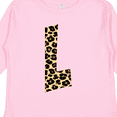 thumbnail image 4 of Inktastic Leopard Print Letter L Boys or Girls Long Sleeve Toddler T-Shirt, 4 of 5