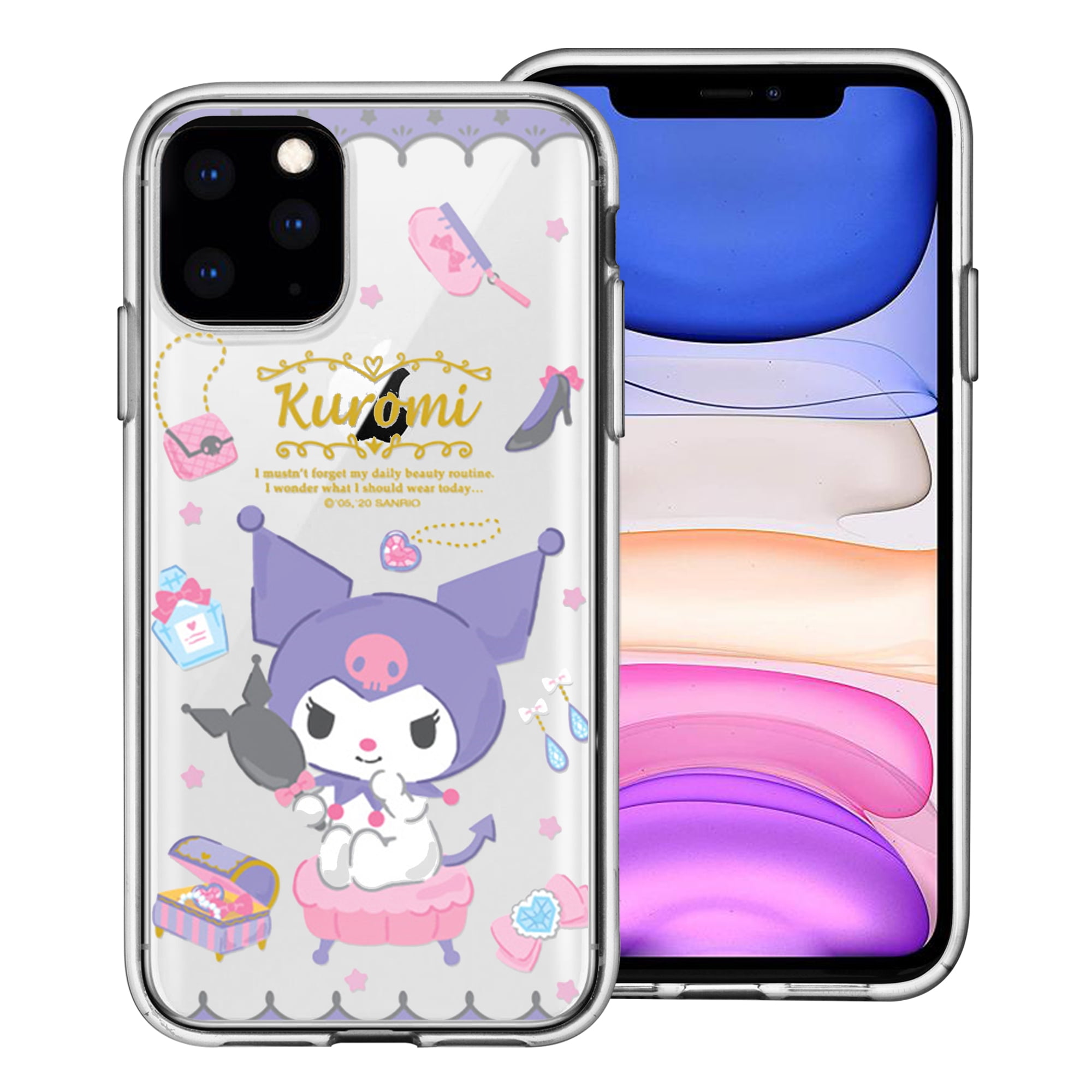 iPhone 12 mini Case (5.4inch) Sanrio Cute Clear Soft Jelly Cover Flex