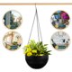 thumbnail image 3 of Phenofice 2Ud Maceteros Colgantes Autorriego Negro Para Plantas En Interiores Y Exteriores, 3 of 8