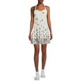 thumbnail image 2 of No Boundaries Juniors’ Empire Lace Back Dress, 2 of 5