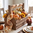 thumbnail image 2 of 15 Foot Fall Thanksgiving Pumpkin Ribbon Yellow, 2.5 Inch Wired Edge Polyester for Bows Wrapping Crafts, 2 of 6