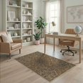 thumbnail image 2 of ODIKA 4'x6' Navy Beige Faded Featuring Interlocking Motifs Decorative Orange Washable Area Rug None Pet Friendly, Non-Shedding for Bedroom, Reading Nook, 2 of 7