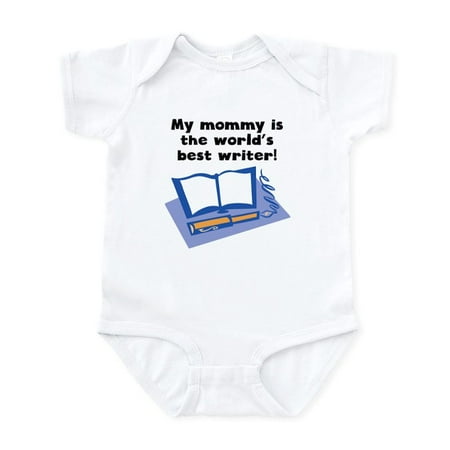 

CafePress - My Mommy Is The Words Best Writer Body Suit - Baby Light Bodysuit Size Newborn - 24 Months