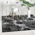 thumbnail image 1 of Unique Loom 3141648 8 x 8 ft. Grand Sofia Square Rug, Black, 1 of 5