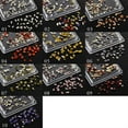 thumbnail image 4 of Milue 100Pcs Luxury Nail Charms 3D Nail Art Rhinestones Diamond Manicure Decoration, 4 of 21
