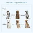 thumbnail image 5 of Barara King Dog House,Pet House,36" Heavy Duty Dog Crate with Removable Tray, Lockable Wheels and Double Door,Black, 5 of 11