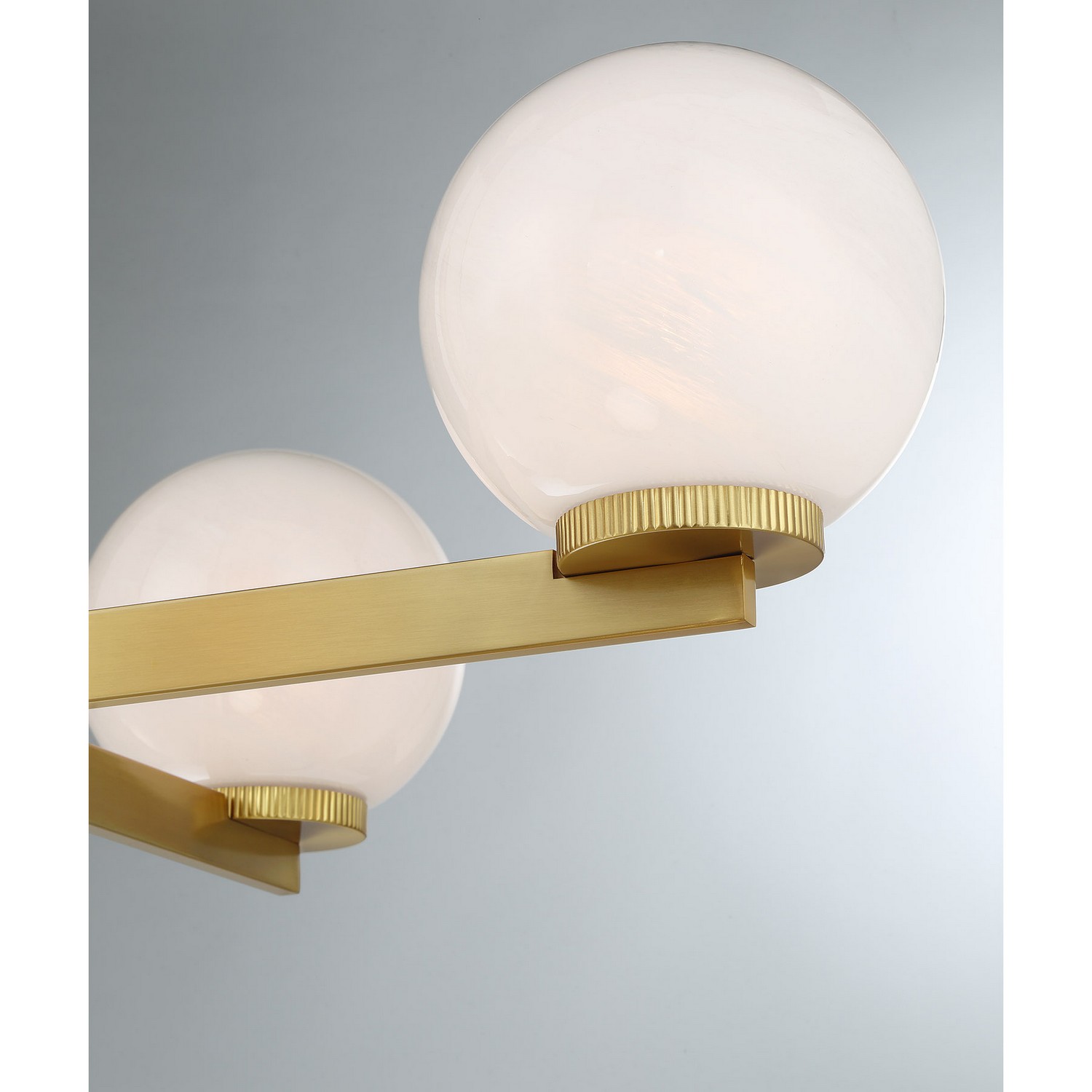 Chandelier in Natural Brass