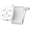 White, variant on 20 Ft Surge Protector Power Strip - 8 Widely Outlets with 4 USB Ports, 3 Side Outlet Extender with 20 Feet Extension Cord, Flat Plug, Wall Mount, Desk USB Charging Station, ETL, Black