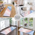 thumbnail image 6 of Yayeee Runner Rug for Bedroom 2'x6' Machine Washable Hallway Non Slip Mat, Abstract Blue, 6 of 8