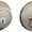 Satin Nickel, variant on Dexter by Schlage JD60625 Single-Cylinder Deadbolt, Bright Chrome