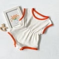 thumbnail image 2 of Weebloom Baby Girl Clothes Set Boys Clothes Knitted Sleeveless Jumpsuit Bodysuit Summer Girls Romper White 0-3 Months, 2 of 6