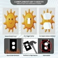 thumbnail image 5 of IAUYY Retardant PC Material Duplex Outlets Switch Plate Covers Easy DIY Installation with Screws Light Switch Cover Plate 3d Background, 5 of 9