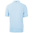 thumbnail image 3 of Men's Cutter & Buck Light Blue Ole Miss Rebels Virtue Eco Pique Botanical Recycled Polo, 3 of 3