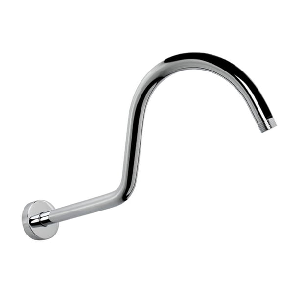 Elegant S shape Shower Arm Steel 420mm Length Improves Bathroom Styles Easy to & Fashionable for Homes & Hotel
