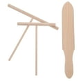 thumbnail image 6 of CIMAXIC 3pcs Crepe Tool Set T Shape Wood Pancake Scraper for Cooking Tools Home Use, 6 of 8