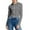 A-Dark Gray58, variant on Womens Hoodies Slim Zipper Long Sleeve Drawstring Plain Cropped Hoodie Jackets Spring Basic Outwear Sweatshirts