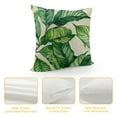 thumbnail image 4 of Nawypu Tropical Green Banana Leaves Throw Pillow Cases Summer Style  Cushion Covers Jungle Plants with Palm Tree Leaf Decorations Home Couch Standard Pillowcase, 4 of 5