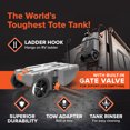 thumbnail image 2 of Camco 39007 Rhino Portable 36 Gallon RV Waste Holding Tank w/ Hose & Accessories, 2 of 8