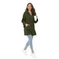 thumbnail image 6 of Monfince Womens Oversized Sherpa Pullover Hoodie with Pockets Fuzzy Fleece Sweatshirt Coat Green XL, 6 of 8