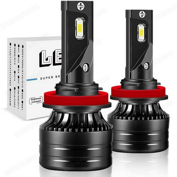 For Toyota Prius 2010~2017 H11 6000K White LED Headlight Bulbs Lo Beam Pack of 2