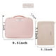 thumbnail image 2 of Bolsa de maquillaje de viaje, neceser, neceser para mujer y hombre (rosa), 2 of 5