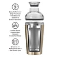 thumbnail image 3 of Groove Double Wall SS Cocktail Shaker (500 ml, 17 oz), 3 of 8