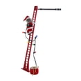 thumbnail image 6 of Mr. Christmas 43 in. Animated Ladder Climbing Sculpted Black Santa, 6 of 6
