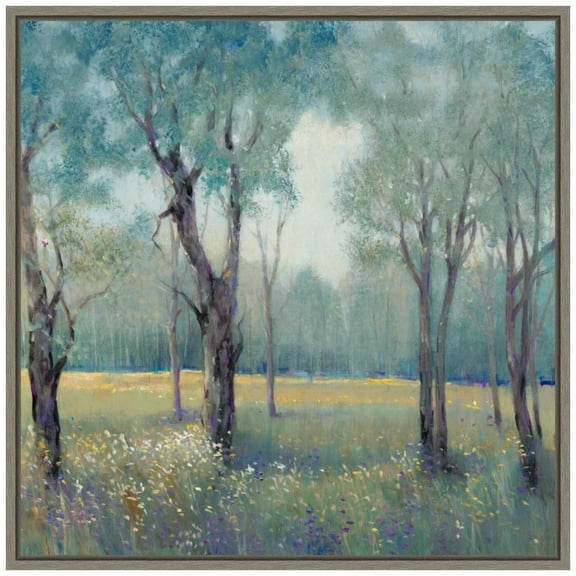 Amanti Art Morning Mist Framed Canvas Wall Art Print