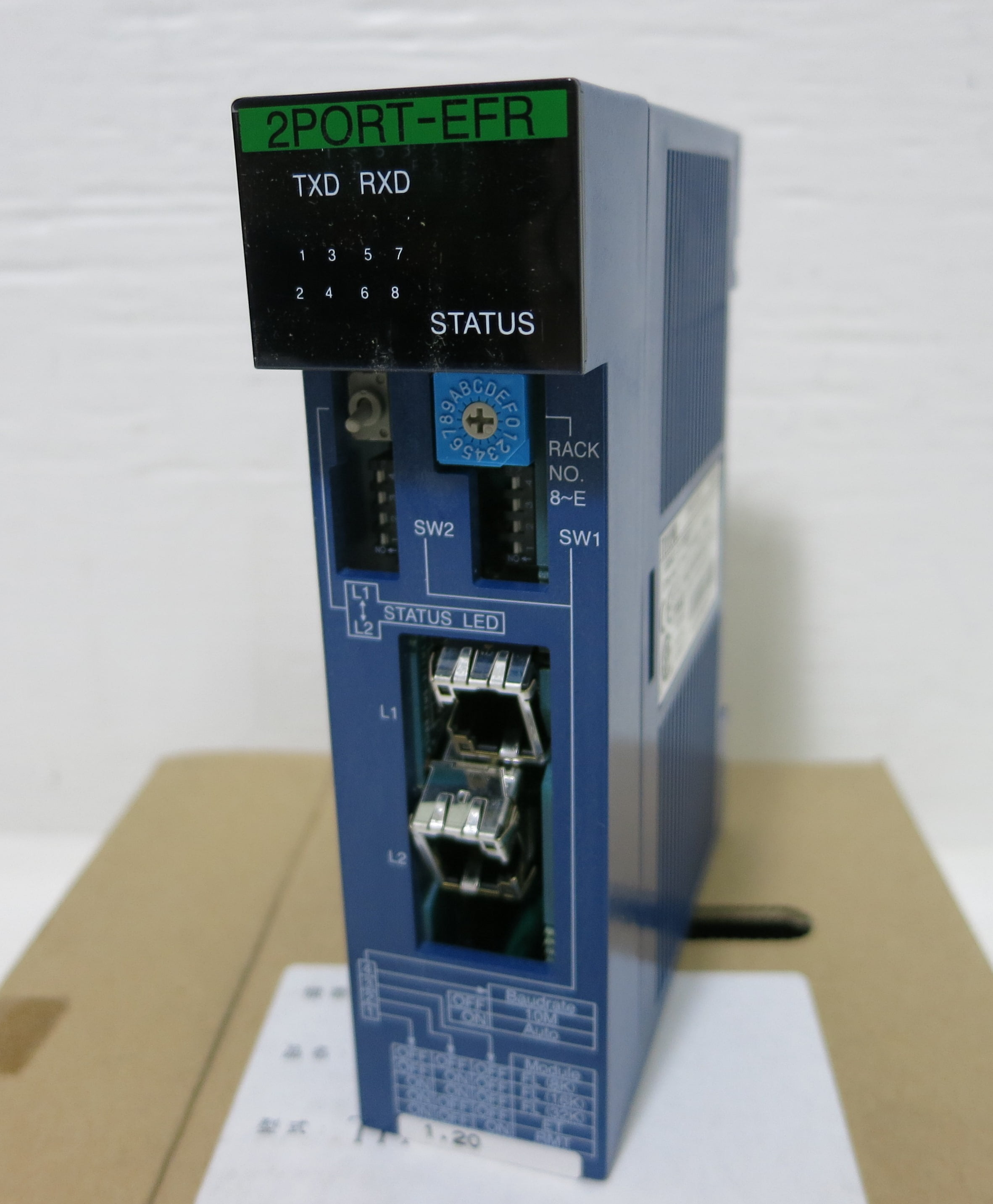 NEW Toyoda Toyopuc THU-6404 2PORT-EFR Ethernet FL-Net PLC Unit