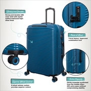 it luggage Traversed 3 Piece Hardside 8 Wheel Expandable Luggage Suitcase Spinner Set, Deep Dive