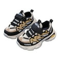 thumbnail image 3 of CAICJ98 Kids Athletic Shoes Breathable Walking Shoes Lightweight Athletic Sneakers for Toddler Girls Black,13(Little Kid/Big Kid), 3 of 7