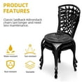 thumbnail image 4 of Patio Dining Chairs Set of 2 Outdoor Bistro Chairs Set Cast Aluminum Furniture, 4 of 10