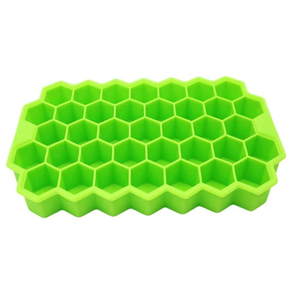 Dragonus Ice Cube Trays,Silicone Ice Trays for Freezer with Lid BPA Free,Honeycomb Shaped Ice Cube Molds