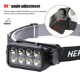 thumbnail image 4 of Tmalltide Headlamp Motion Sensor Waterproof USB Rechargeable Head Lamp Light 5 Modes Headlight, 4 of 14